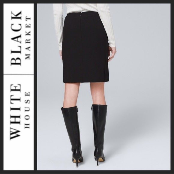 NWT WHBM Faux-Wrap Boot Skirt - Picture 3 of 11